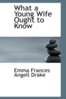 What a Young Wife Ought to Know - Book