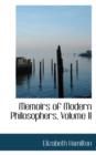 Memoirs of Modern Philosophers, Volume II - Book