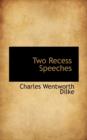Two Recess Speeches - Book