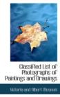 Classified List of Photographs of Paintings and Drawings - Book