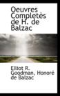 Oeuvres Complet s de H. de Balzac - Book