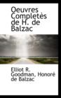 Oeuvres Complet S de H. de Balzac - Book