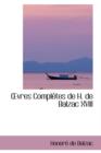 Vres Completes de H. de Balzac XVIII - Book