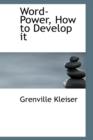 Word-Power, How to Develop It - Book