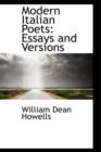 Modern Italian Poets : Essays and Versions - Book