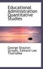 Educational Administration Quantitative Studies - Book