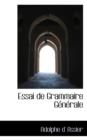 Essai de Grammaire G N Rale - Book