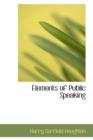 Elements of Public Speaking - Book