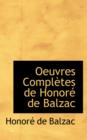 Oeuvres Completes de Honor de Balzac - Book