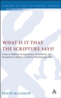 What is it that the Scripture Says? : Essays in Biblical Interpretation, Translation, and Reception in Honour of Henry Wansbrough OSB - eBook
