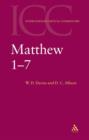 Matthew 1-7 : Volume 1 - Book