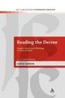 Reading the Decree : Exegesis, Election and Christology in Calvin and Barth - Book