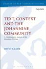 Text, Context and the Johannine Community : A Sociolinguistic Analysis of the Johannine Writings - eBook