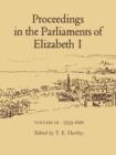 Proceedings in the Parliaments of Elizabeth 1, Vol. 3 1593-1601 - eBook