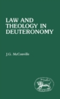 Law and Theology in Deuteronomy - eBook