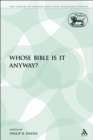 Whose Bible Is It Anyway? - eBook