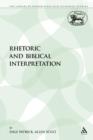 Rhetoric and Biblical Interpretation - Book