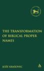 The Transformation of Biblical Proper Names - Book