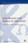 Discerning the "Word of the Lord" : The Word of the Lord" in 1 Thessalonians 4:1 - Book