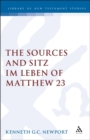The Sources and Sitz im Leben of Matthew 23 - eBook