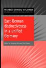 East German Distinctiveness in a Unified Germany - eBook