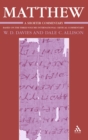 Matthew : A Shorter Commentary - Davies W. D. Davies