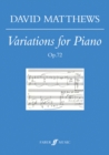 Variations For Piano - Book