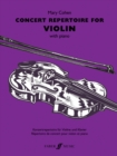 Concert Repertoire for Violin - Book