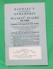 Raphael's Astronomical Ephemeris : With Tables of Houses for London, Liverpool and New York - Book