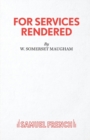 For Services Rendered - Book
