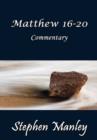 Matthew 16-20 Commentary - Book