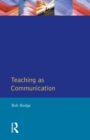 Teaching as Communication - Book