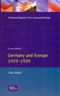 Germany and Europe 1919-1939 - Book