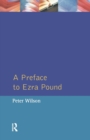 A Preface to Ezra Pound - Book