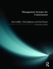 Management Systems for Construction - Book