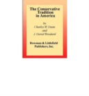 The Conservative Tradition in America - Book