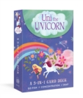 Uni the Unicorn 3-in-1 Card Deck : Card games include Crazy Eights, Concentration, and Snap - Book