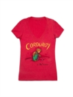 Corduroy Women's V-Neck T-Shirt Large - Book