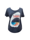 Jaws Women's Relaxed Fit T-Shirt Small - Book
