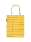 Library Card (Light Yellow) Tote Bag - Book