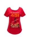 Fahrenheit 451 Women's Relaxed Fit T-Shirt Large - Book