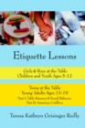 Etiquette Lessons : Girls & Boys at the Table Teens at the Table - Book