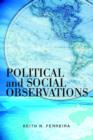 Political and Social Observations - Book