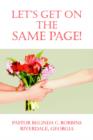 Let's Get on the Same Page! - Book