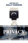 Privacy-Law of Civil Liberties - Book