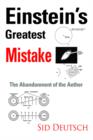 Einstein's Greatest Mistake : Abandonment of the Aether - Book
