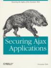 Securing Ajax Applications - Book