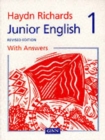 Haydn Richards : Junior English Pupil Book 1 With Answers -1997 Edition - Book