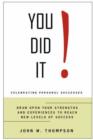 You Did It - Book