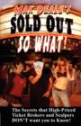 Sold Out So What - Book